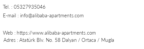 Alibaba Apart telefon numaralar, faks, e-mail, posta adresi ve iletiim bilgileri